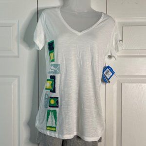 Columbia PFG V-neck T-shirt NWT